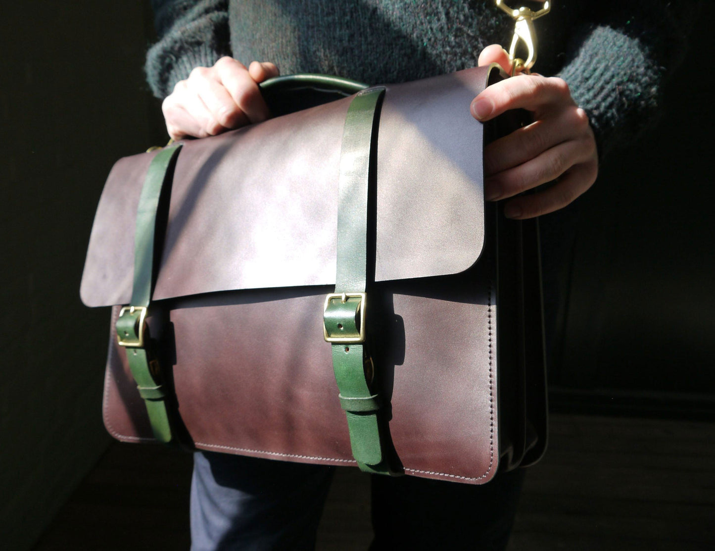 The Duotone - Dark Brown w/ Black